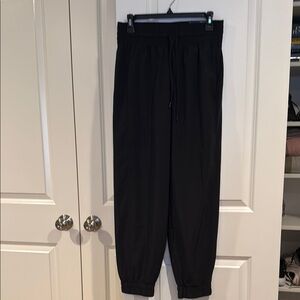 Abercrombie & Fitch Black Jogger Track Pants Relaxed Fit